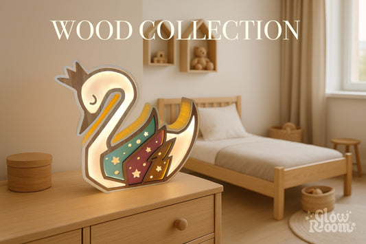 Figura Wood Cisne (LED)