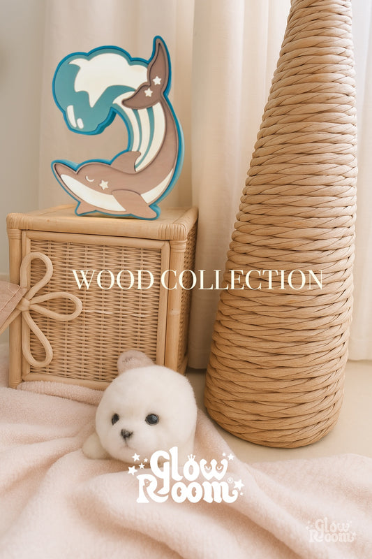 Figura Wood Delfín (LED)