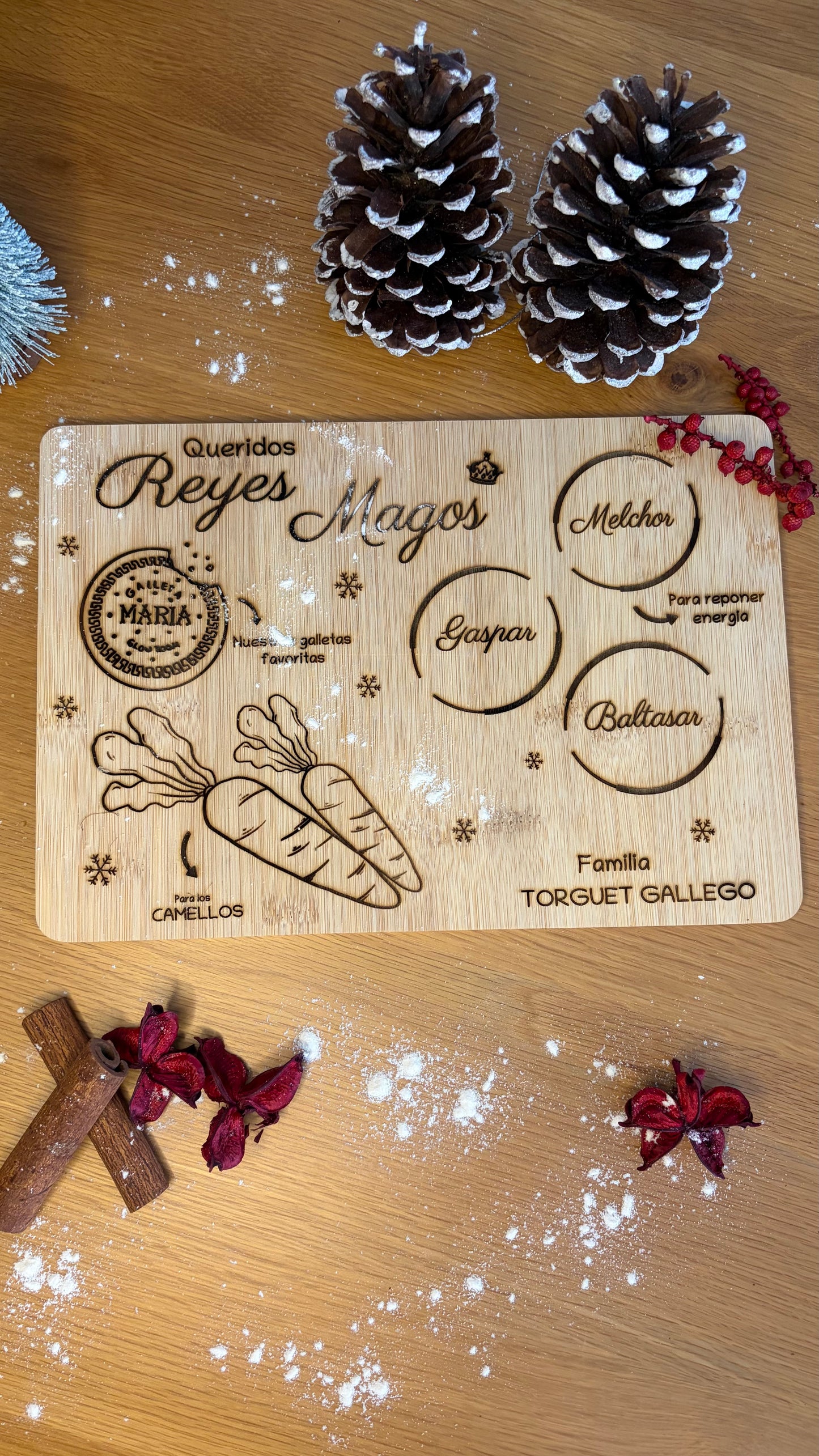 Bandeja Personalizada de Los Reyes Magos