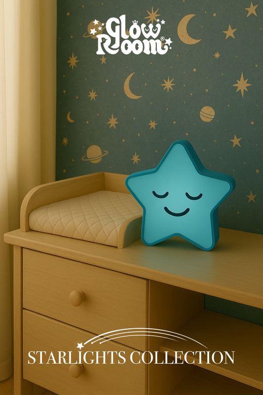 Figura estrella azul (LED)